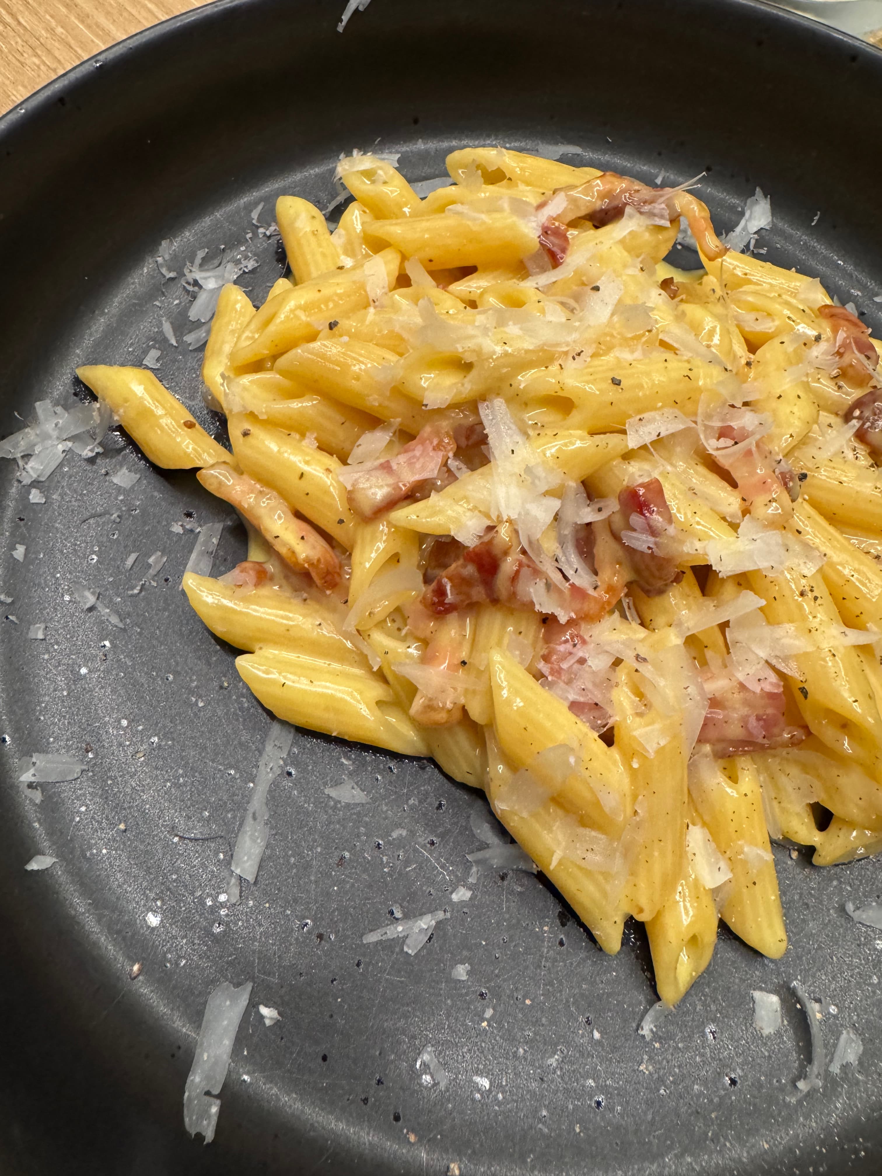 Carbonara Bimby con uova pastorizzate