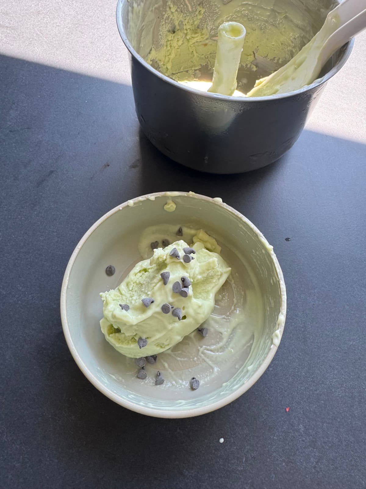 Gelato all'avocado Express con il Bimby